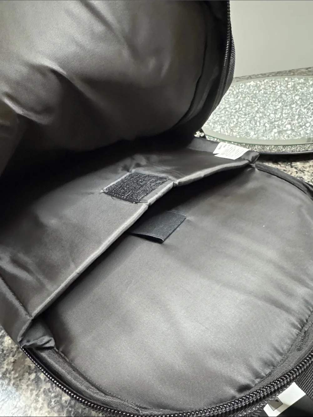 Bugatti Black Men's Backpack with Multiple Compartments Laptop backpack NWT